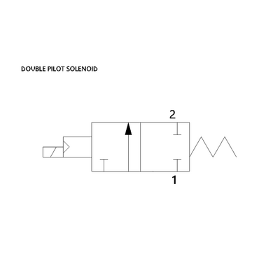 8227A1GA4168DC7 NUMATICS/AVENTICS SOLENOID POPPET VALVE<BR>227 SERIES 2/2 NC 1/2" NPT 120VAC, NO O'RIDE, LT DIN CONN